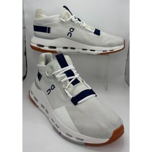 On Cloudnova 2 Ice Zodiac Running Shoes White Navy Men Size 12 3ME30214799